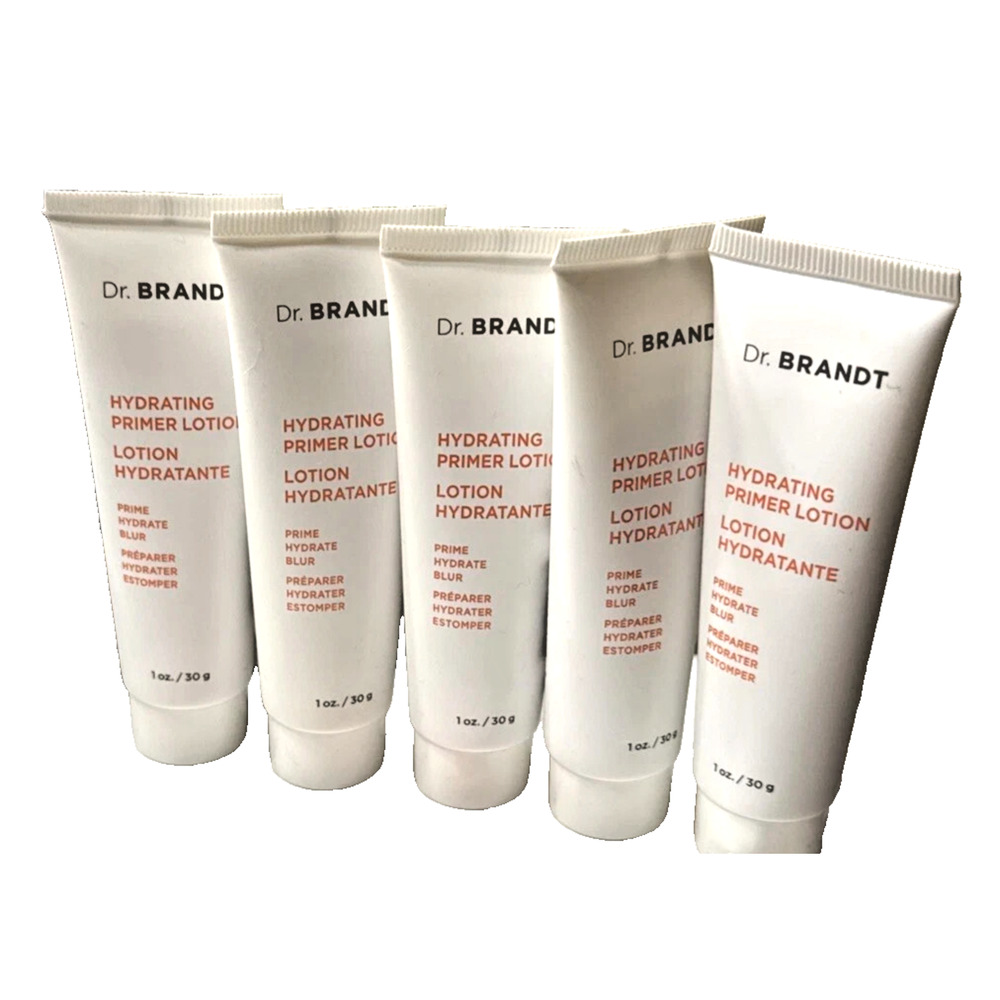 5-PACK Dr. Brandt Hydrating Primer Lotion 30g/1oz Each - Prime, Hydrate, Blur *T